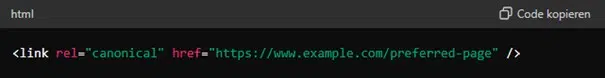- Canonical Tag Canonical