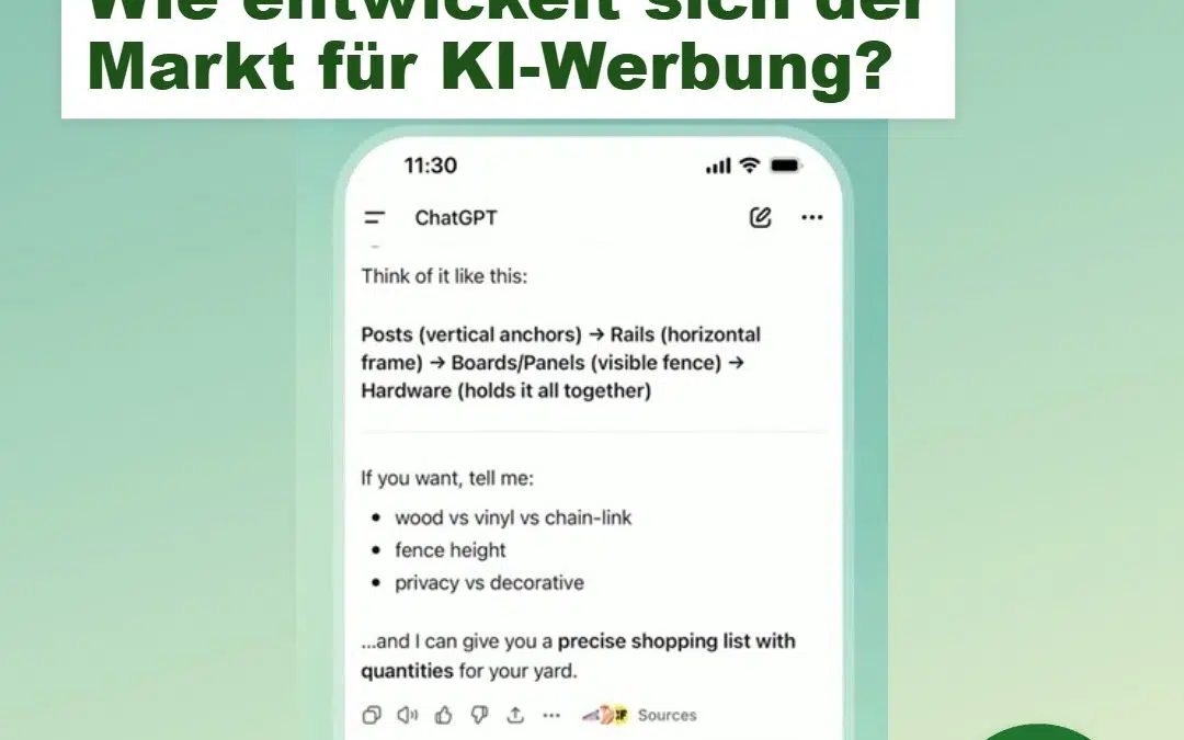 ChatGPT Ads: Wie entwickelt sich der Markt für KI-Werbung?