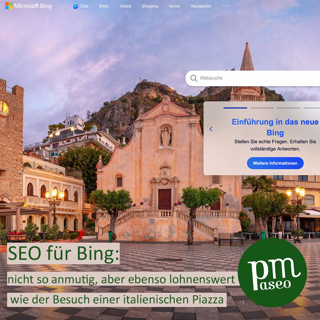 - Paseomarketing 15.08 klein Bing-SEO: Lohnt sich die Bing-Optimierung?