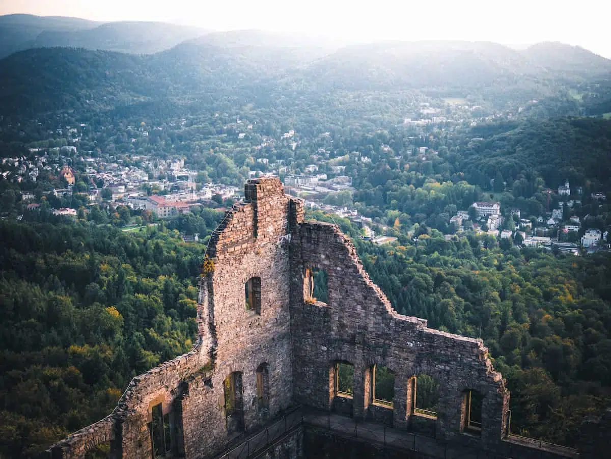 Schloss von Karlsruhe Nachtansicht