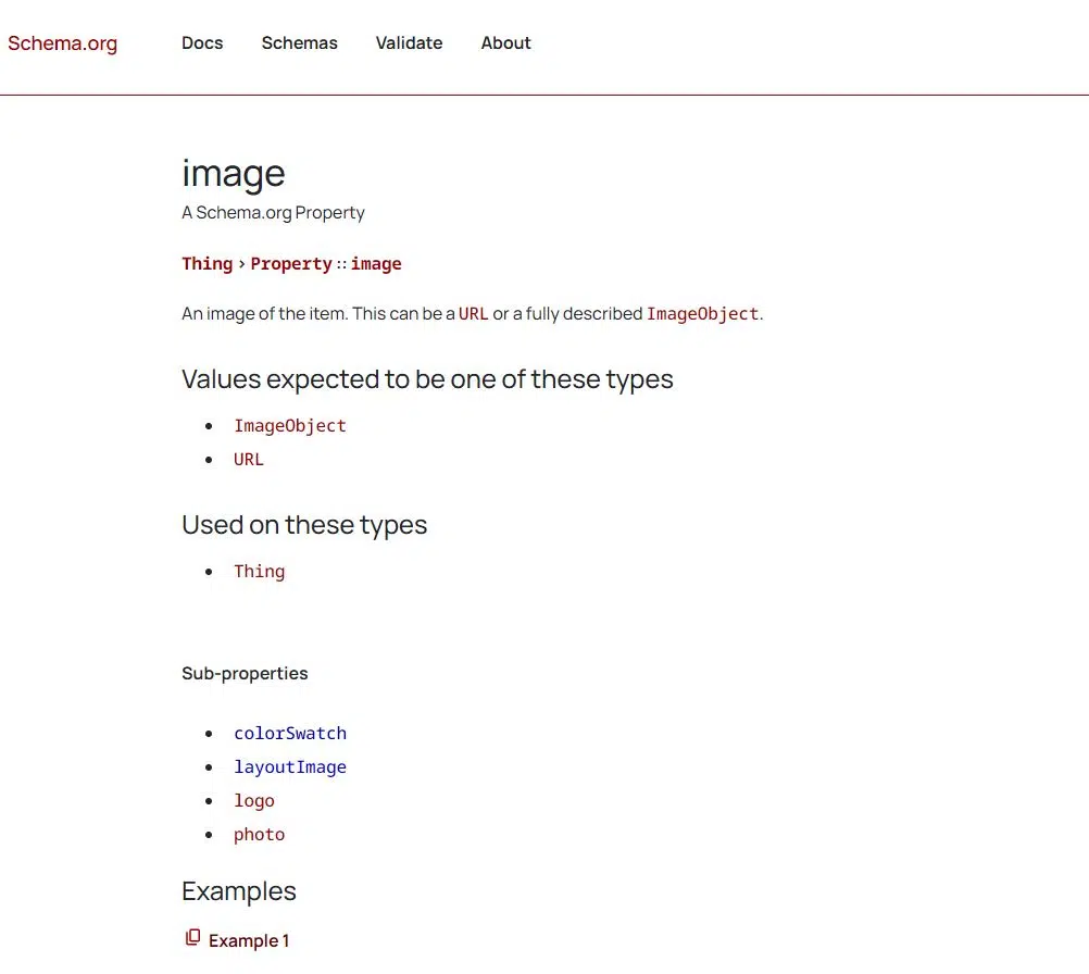 - Schema markups Bilder SEO